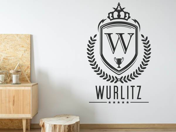 Wandtattoo Wurlitz Wappen