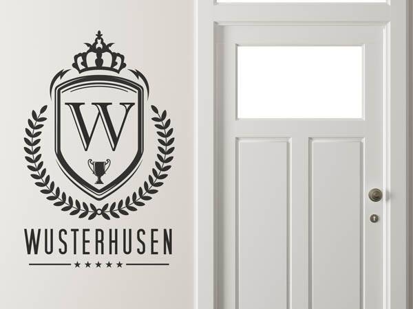 Wandtattoo Wusterhusen Wappen