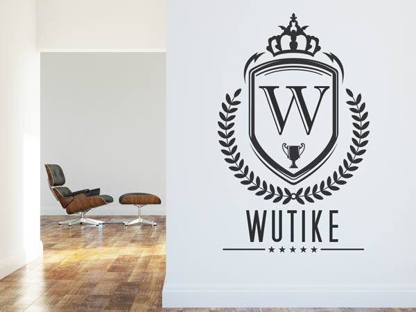 Wandtattoo Wutike Wappen