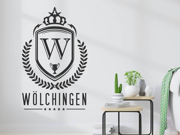 Wandtattoo Wölchingen Wappen