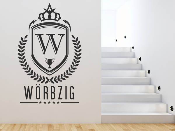 Wandtattoo Wörbzig Wappen