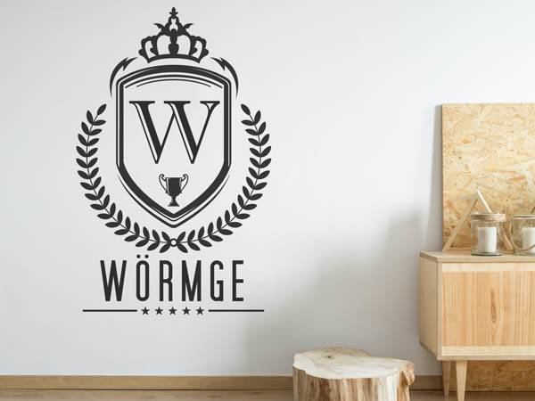 Wandtattoo Wörmge Wappen