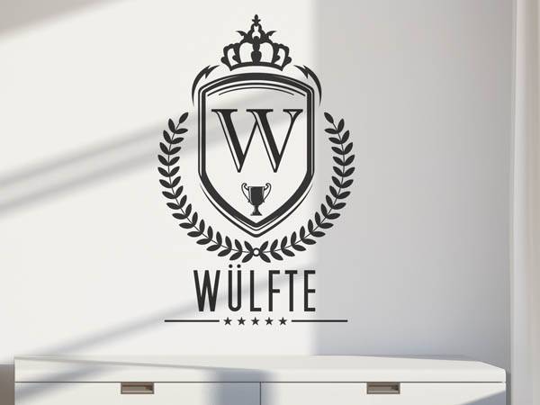 Wandtattoo Wülfte Wappen