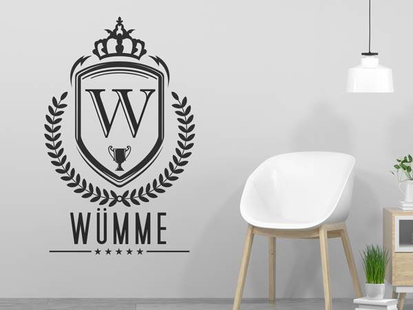 Wandtattoo Wümme Wappen