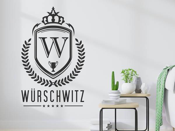 Wandtattoo Würschwitz Wappen