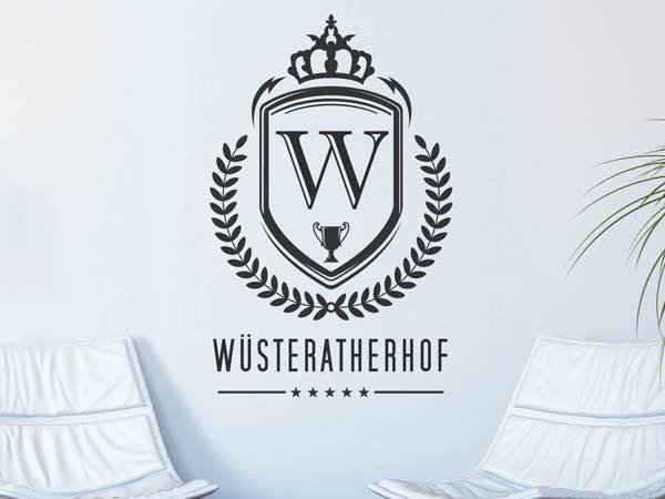 Wandtattoo Wüsteratherhof Wappen