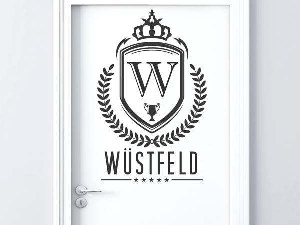 Wandtattoo Wüstfeld Wappen