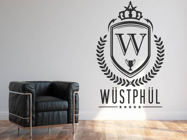 Wandtattoo Wüstphül Wappen