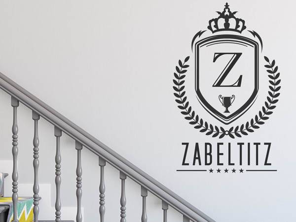 Wandtattoo Zabeltitz Wappen