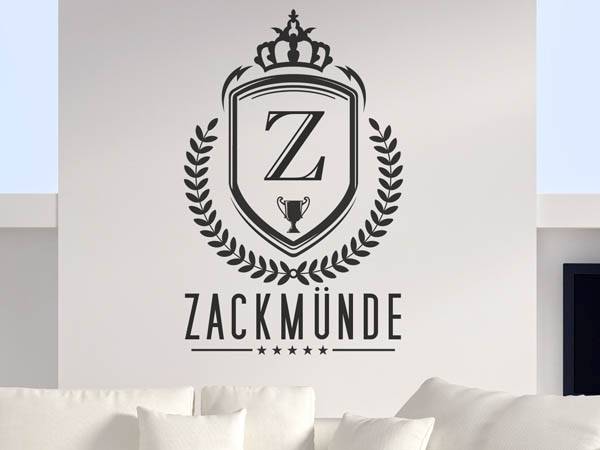 Wandtattoo Zackmünde Wappen