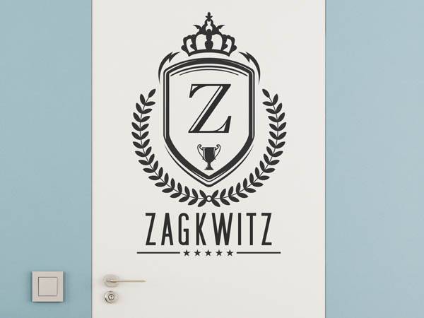 Wandtattoo Zagkwitz Wappen