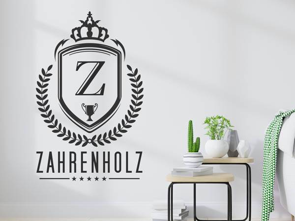 Wandtattoo Zahrenholz Wappen