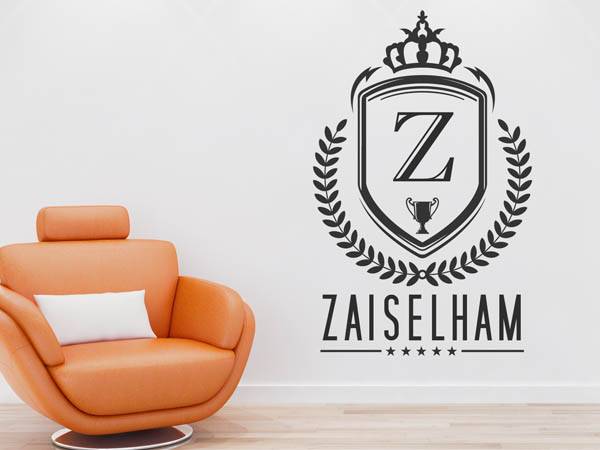 Wandtattoo Zaiselham Wappen