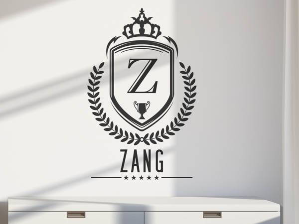 Wandtattoo Zang Wappen