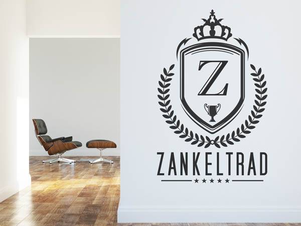 Wandtattoo Zankeltrad Wappen