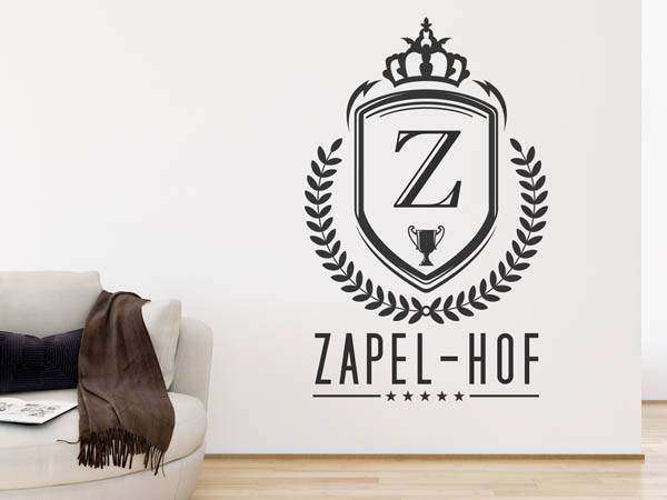 Wandtattoo Zapel-Hof Wappen