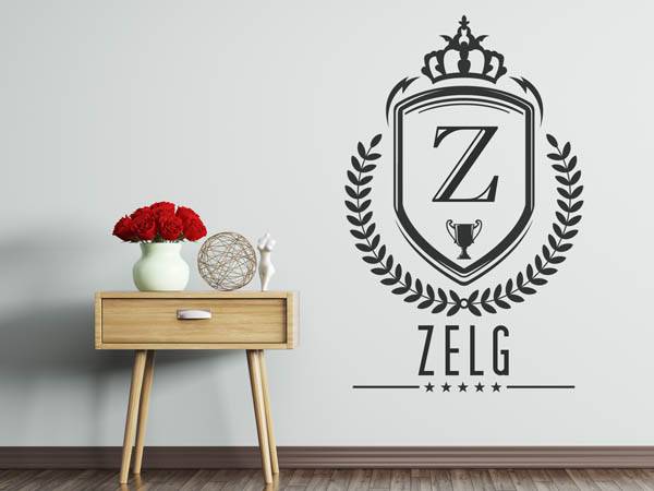Wandtattoo Zelg Wappen