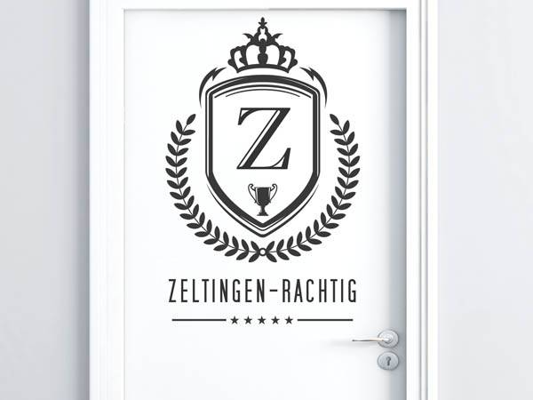 Wandtattoo Zeltingen-Rachtig Wappen