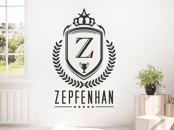 Wandtattoo Zepfenhan Wappen