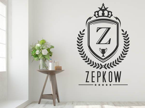 Wandtattoo Zepkow Wappen