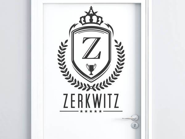 Wandtattoo Zerkwitz Wappen