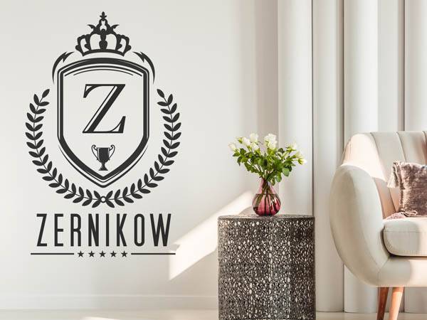 Wandtattoo Zernikow Wappen