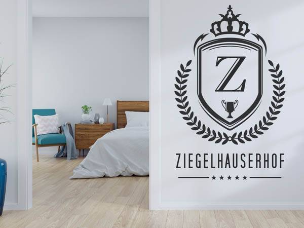 Wandtattoo Ziegelhauserhof Wappen