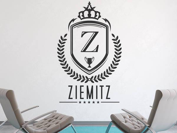 Wandtattoo Ziemitz Wappen