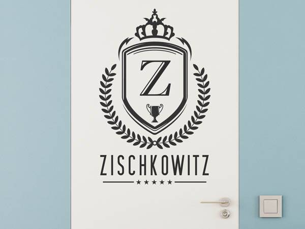 Wandtattoo Zischkowitz Wappen