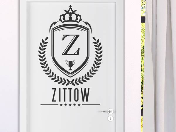 Wandtattoo Zittow Wappen