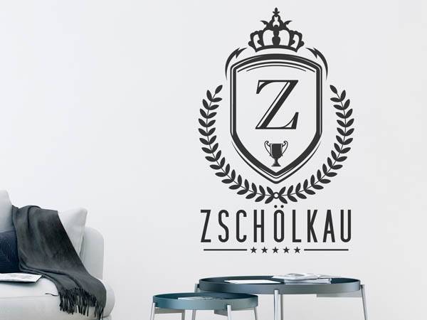 Wandtattoo Zschölkau Wappen
