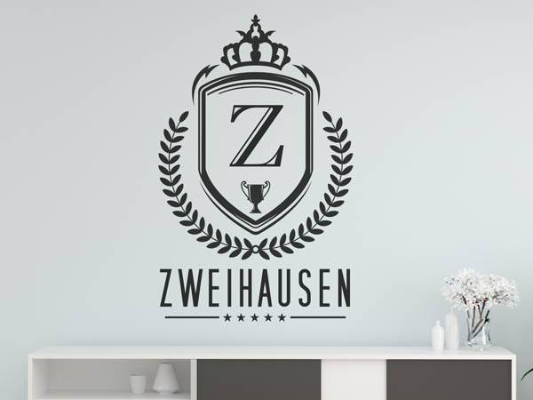 Wandtattoo Zweihausen Wappen