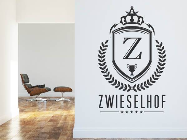 Wandtattoo Zwieselhof Wappen