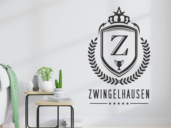 Wandtattoo Zwingelhausen Wappen