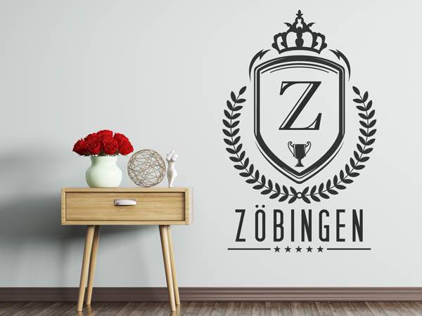 Wandtattoo Zöbingen Wappen