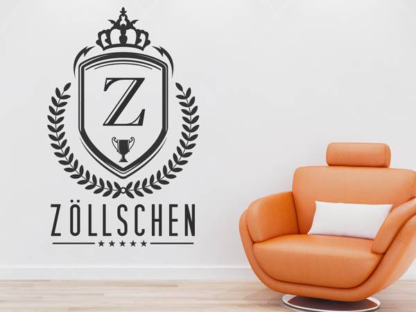 Wandtattoo Zöllschen Wappen