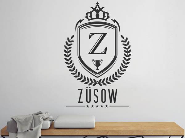 Wandtattoo Züsow Wappen