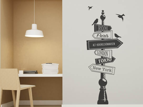 Wandtattoo Alt-Hohenschönhausen Wegweiser