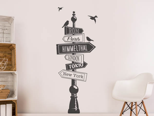 Wandtattoo Himmelthal Wegweiser