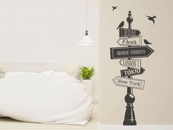 Wandtattoo Oberehe-Stroheich Wegweiser