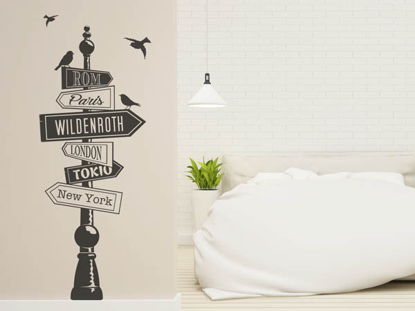 Wandtattoo Wildenroth Wegweiser