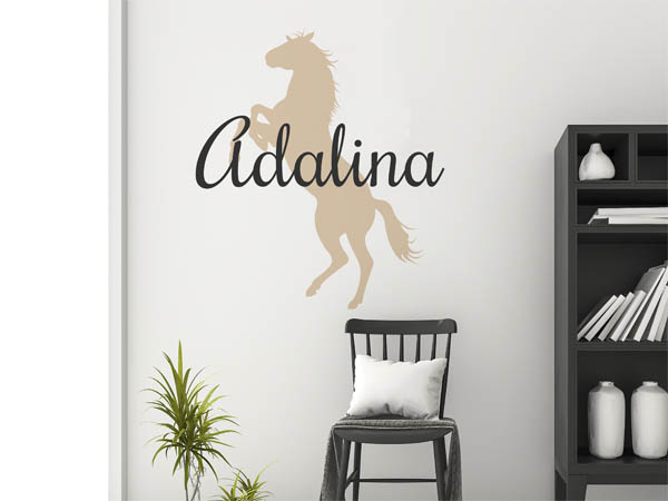 Wandtattoo Adalina mit Pferd