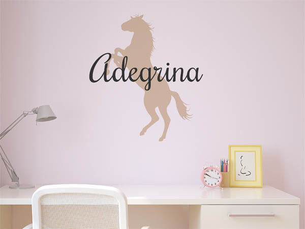 Wandtattoo Adegrina mit Pferd