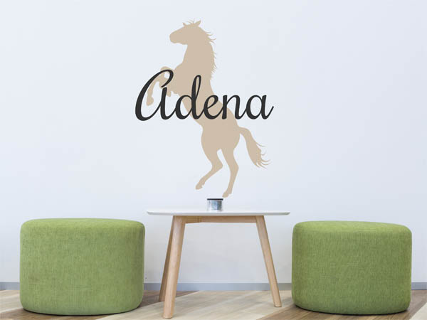 Wandtattoo Adena mit Pferd