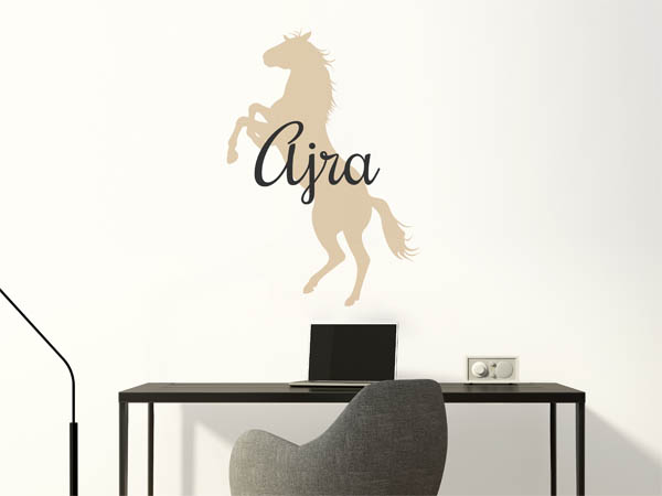 Wandtattoo Ajra mit Pferd