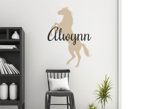Wandtattoo Alwynn mit Pferd