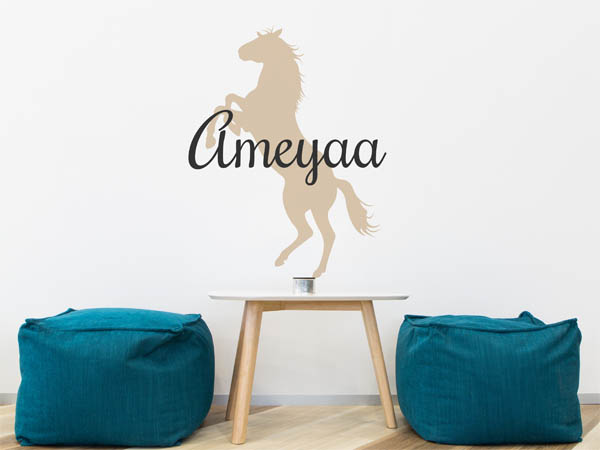 Wandtattoo Ameyaa mit Pferd