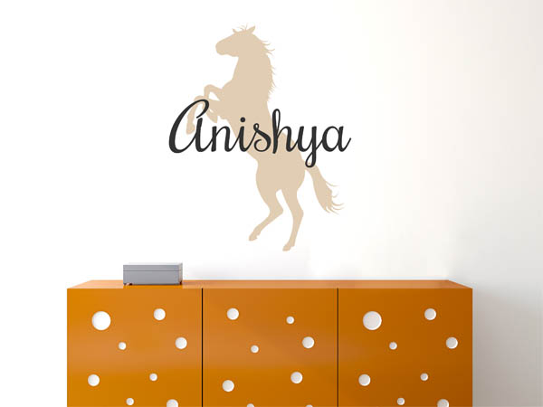 Wandtattoo Anishya mit Pferd