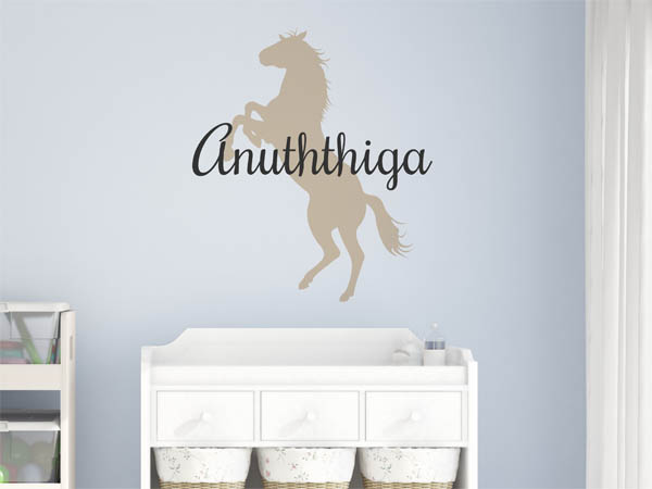 Wandtattoo Anuththiga mit Pferd