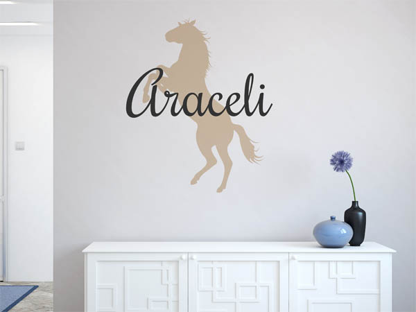 Wandtattoo Araceli mit Pferd